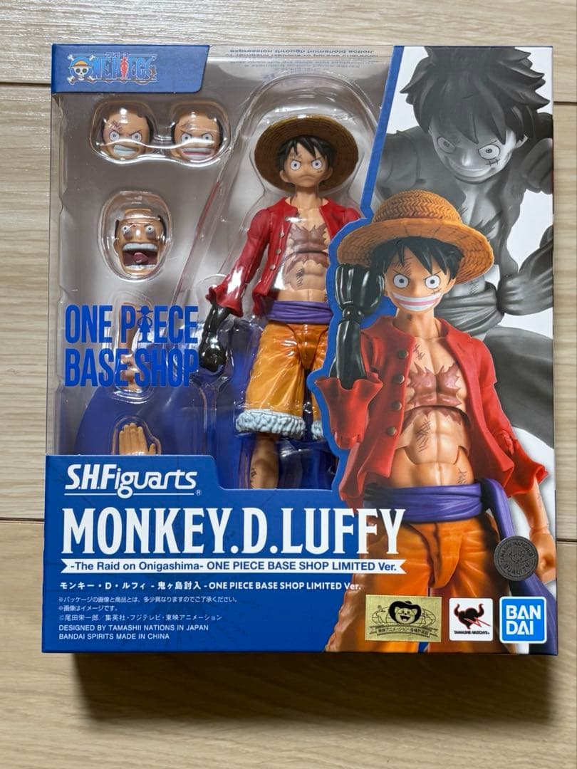 新品S.H.Figuarts モンキー・D・ルフィ 鬼ヶ島討入 BASESHOP