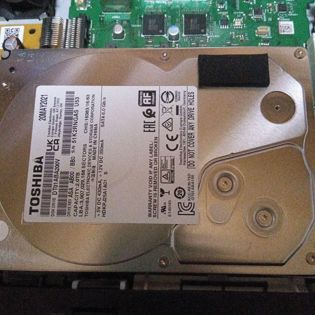 SHARP AQUOS BD-NT1000 HDDは新品2TB増量交換第3