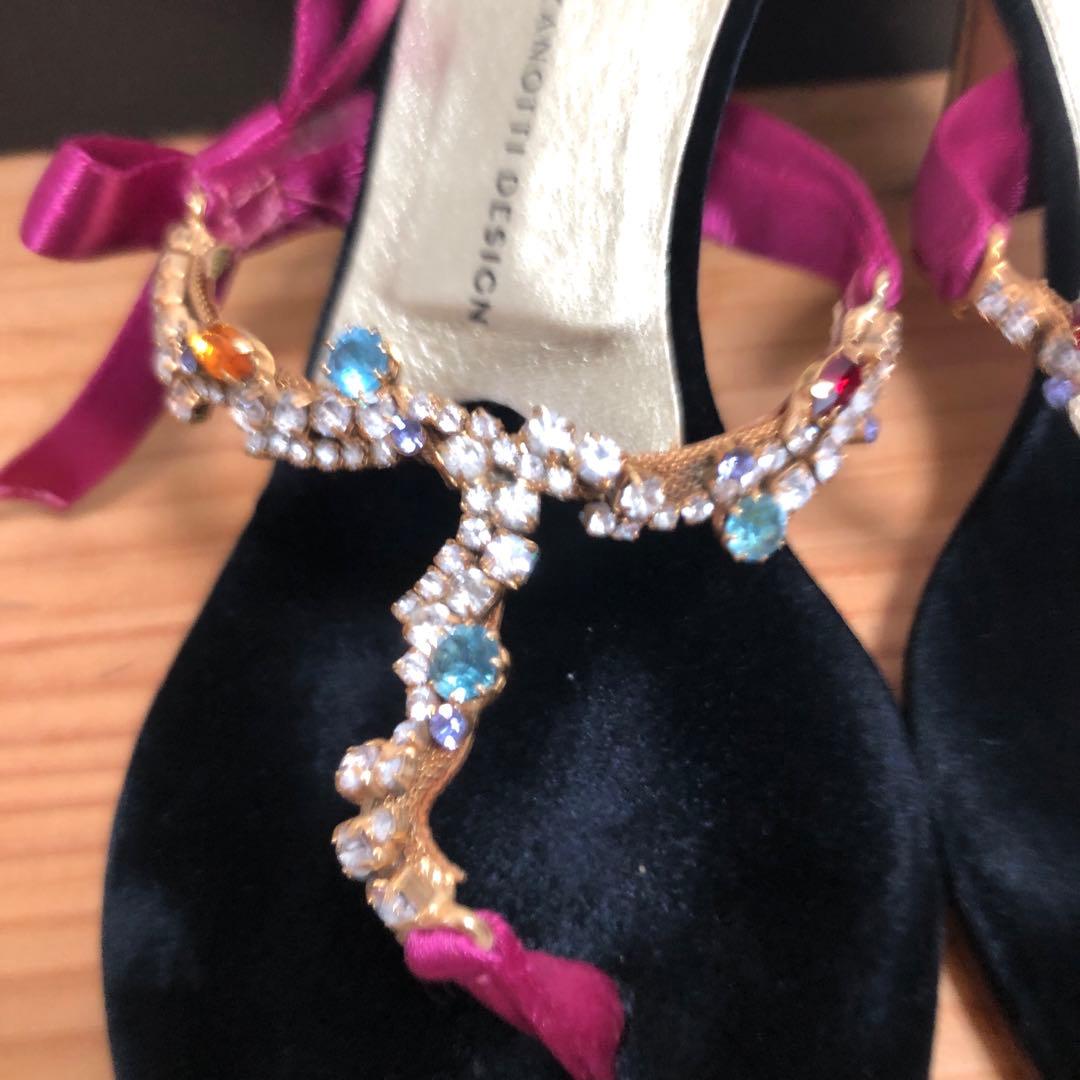 ジュゼッペザノッティ　ビジューサンダル