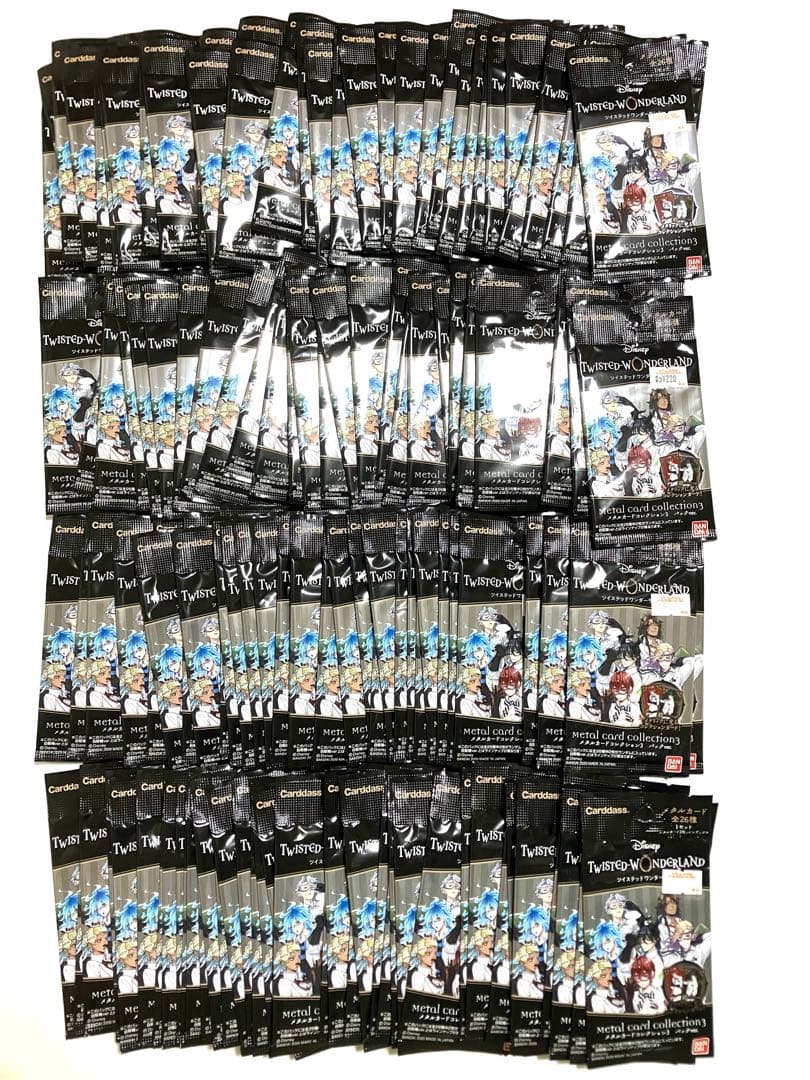 ツイステッドワンダーランド　メタルカードコレクション3 145パック　未開封