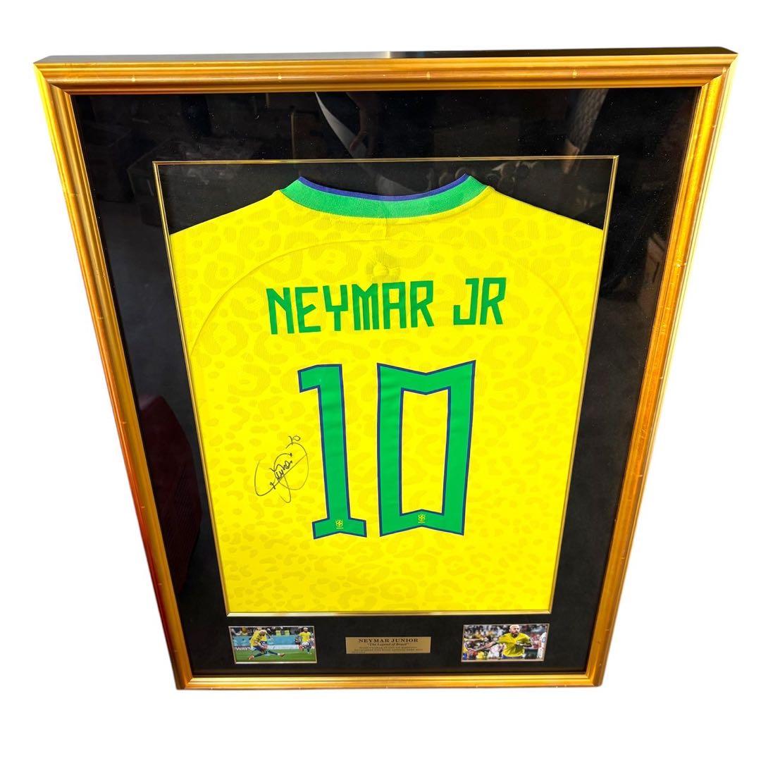 証明書付き 2022年 ネイマールジュニア ブラジル代表 サイン入りユニフォーム