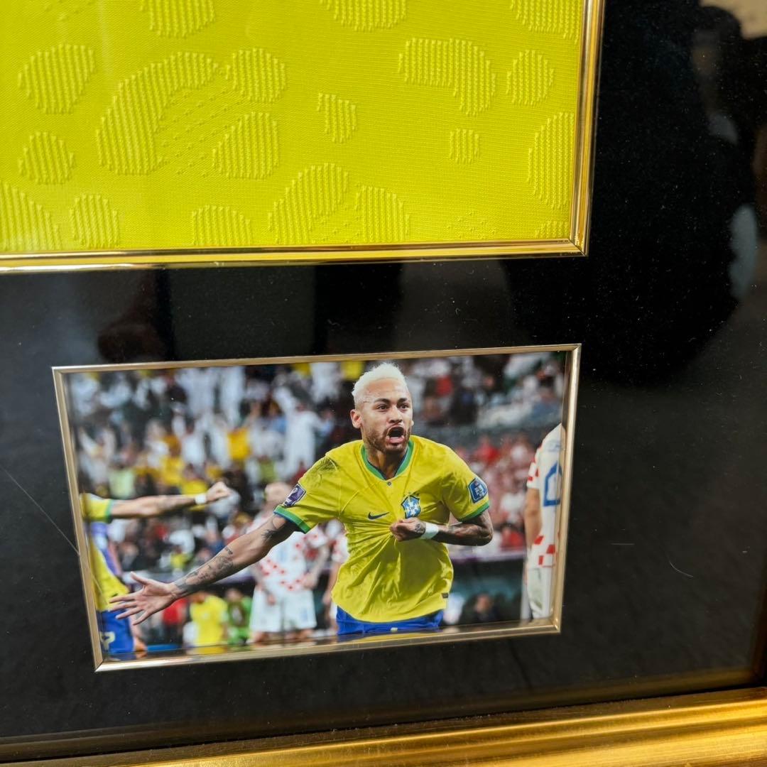 証明書付き 2022年 ネイマールジュニア ブラジル代表 サイン入りユニフォーム