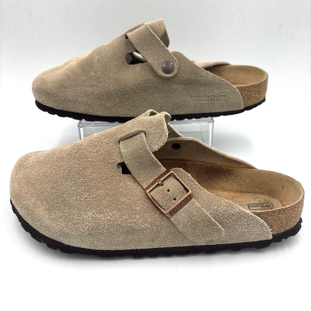 ビルケンシュトック ボストン【41】26.5cm トープ ソフト