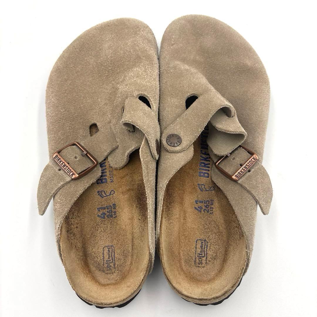 ビルケンシュトック ボストン【41】26.5cm トープ ソフト