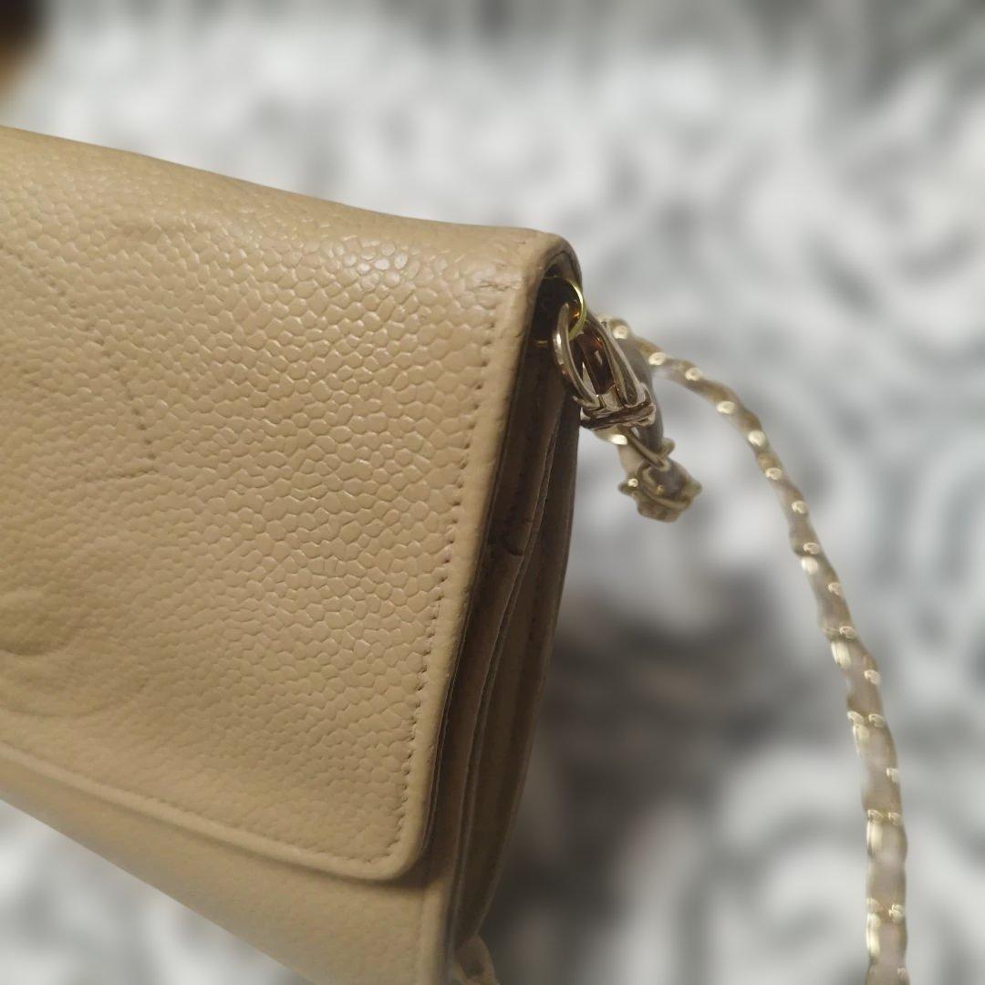 シャネルデカココ斜め掛け　ウォレット