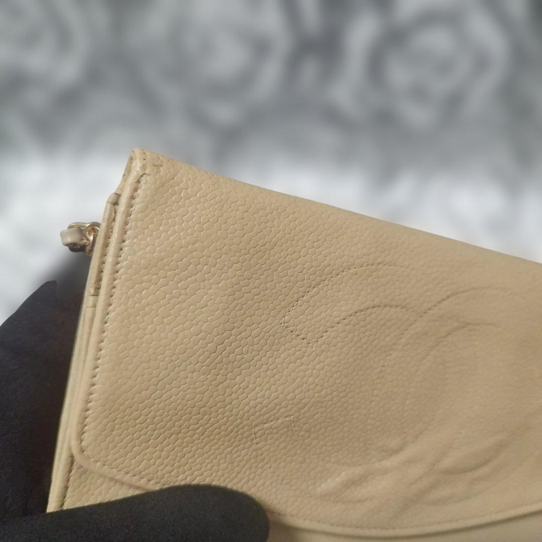 シャネルデカココ斜め掛け　ウォレット