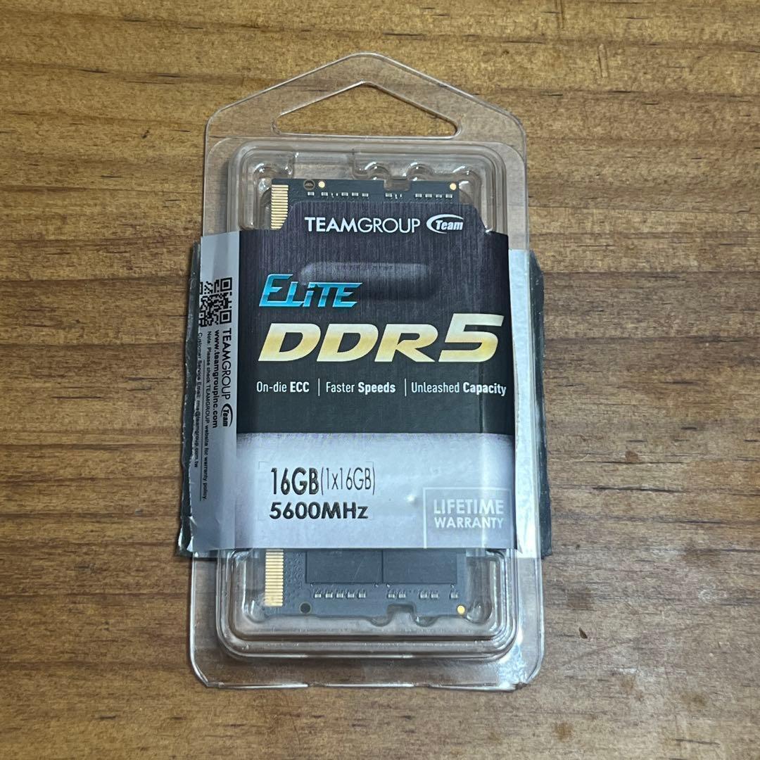 16GB DDR5-5600 SODIMM メモリ