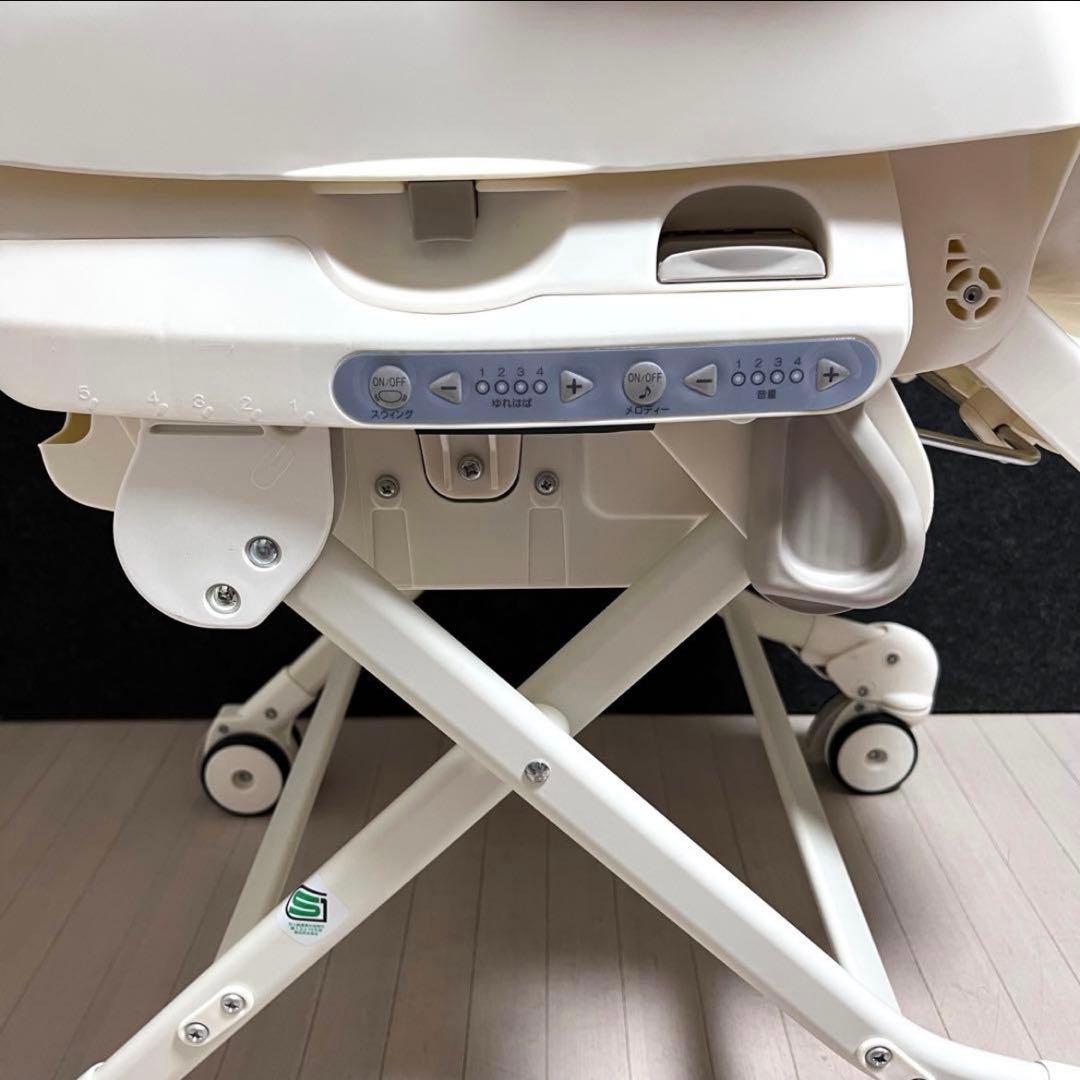 コンビ　ネムリラ　オートスウィング　エッグショック　ハイローチェア　ブラウン