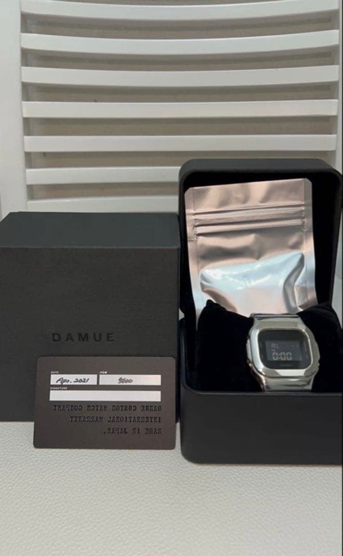 damue ダミュー　5600 Silver925 G-SHOCK なかむ　着用