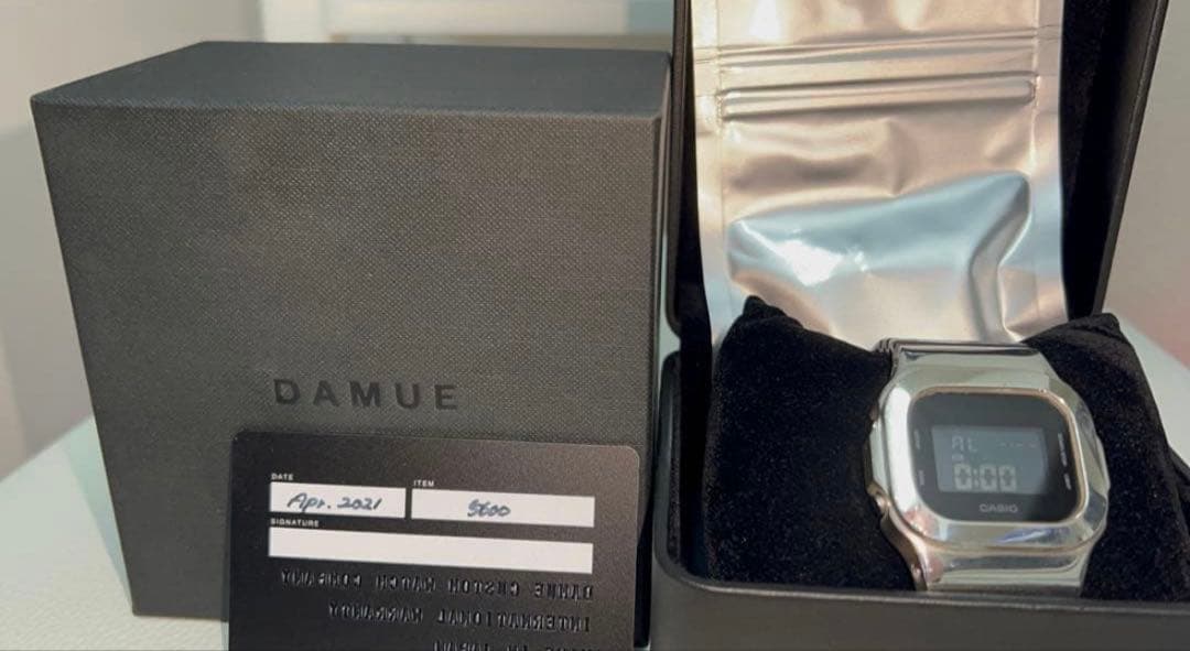 damue ダミュー　5600 Silver925 G-SHOCK なかむ　着用