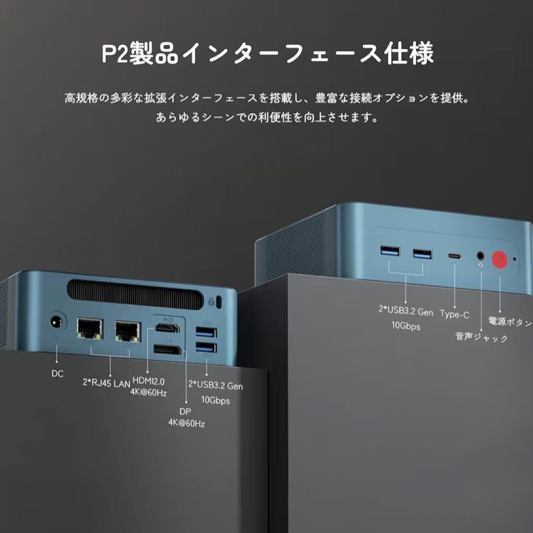 Intel Core i7-12700H ミニPC 512GB SSD