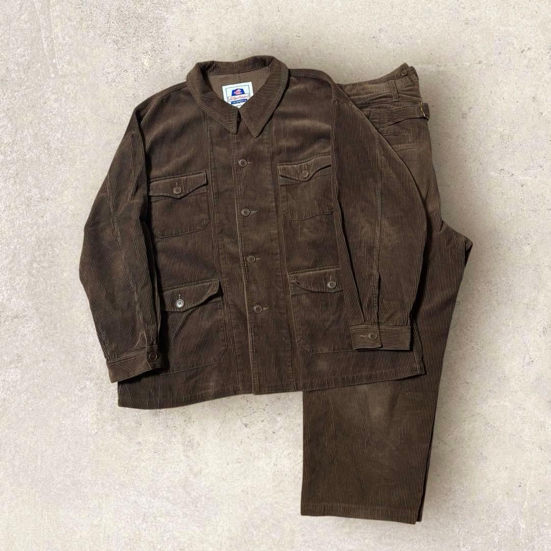ジャケット・アウター LE PIGEON VOYAGEUR corduroy set up M