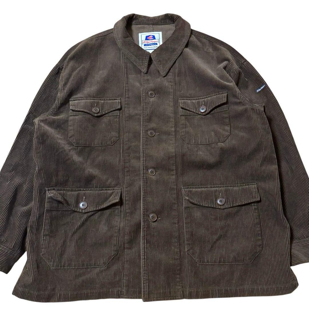 ジャケット・アウター LE PIGEON VOYAGEUR corduroy set up M