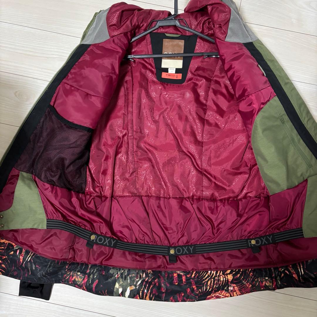 ROXY スノーボードウェア　Lサイズ　カーキ