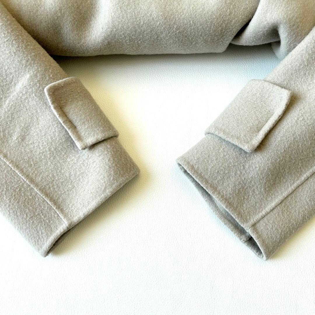 3047y美品 ミラオーウェン ダブルフェイスミドルリバーコート ウール