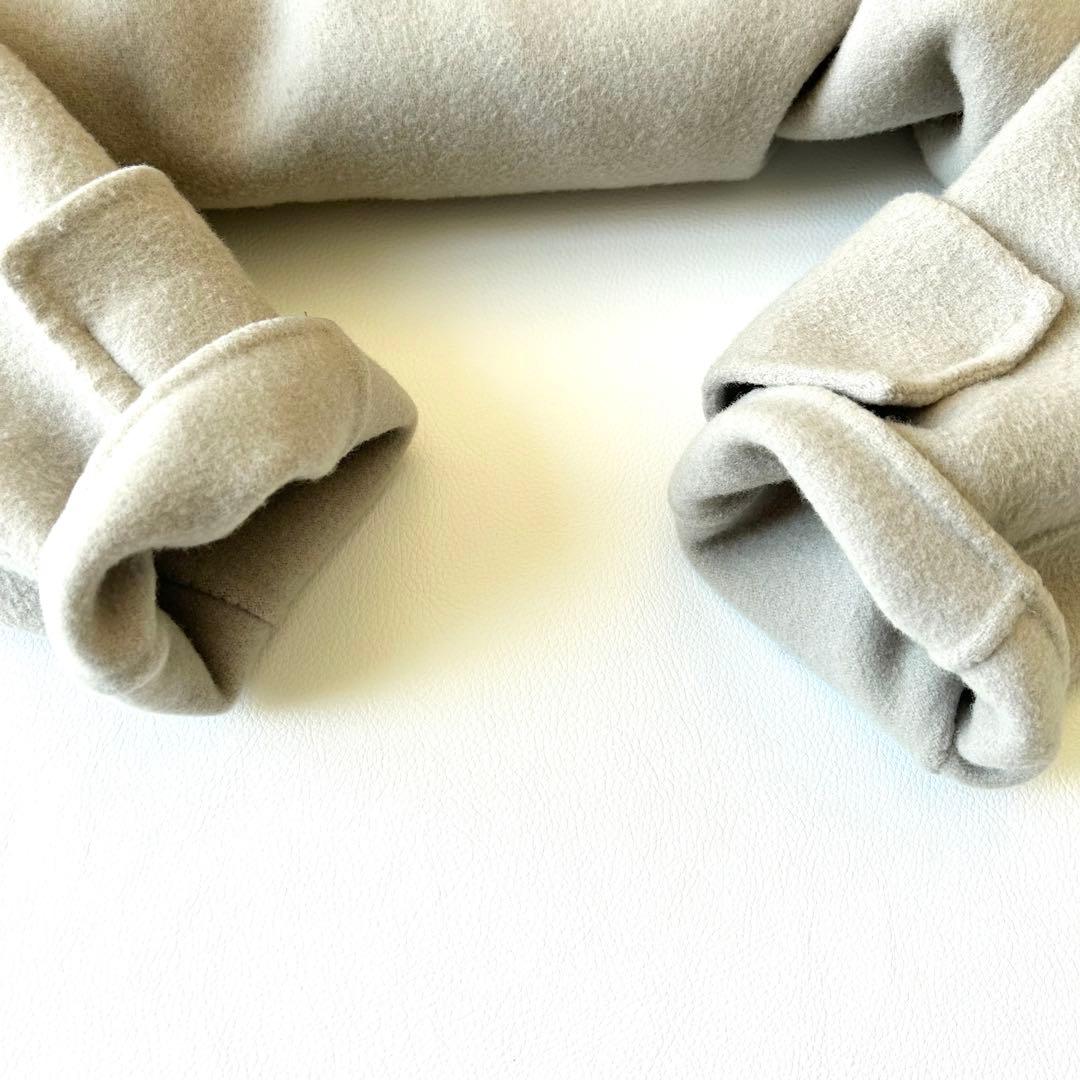 3047y美品 ミラオーウェン ダブルフェイスミドルリバーコート ウール