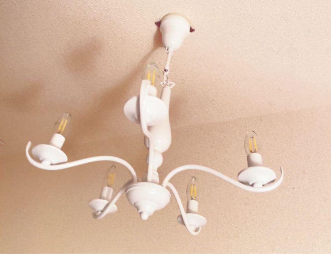 早い者勝ち❗️ 美品‼️Francfranc シャンデリア　白　フランフラン