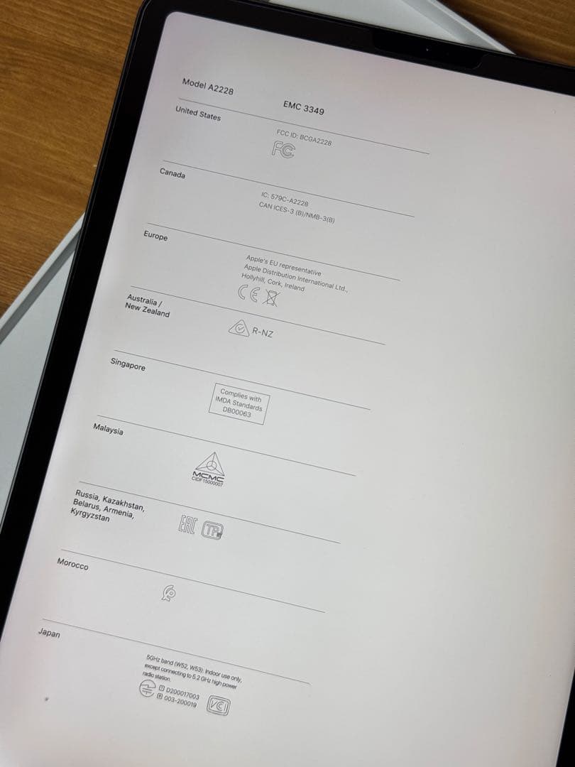 11インチ iPad Pro（第2世代）Wi-Fi 256GB + pen