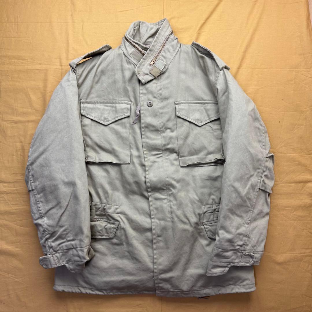 美品　ALPHA m65 ベージュ M-R フィールドジャケット　ライナー付