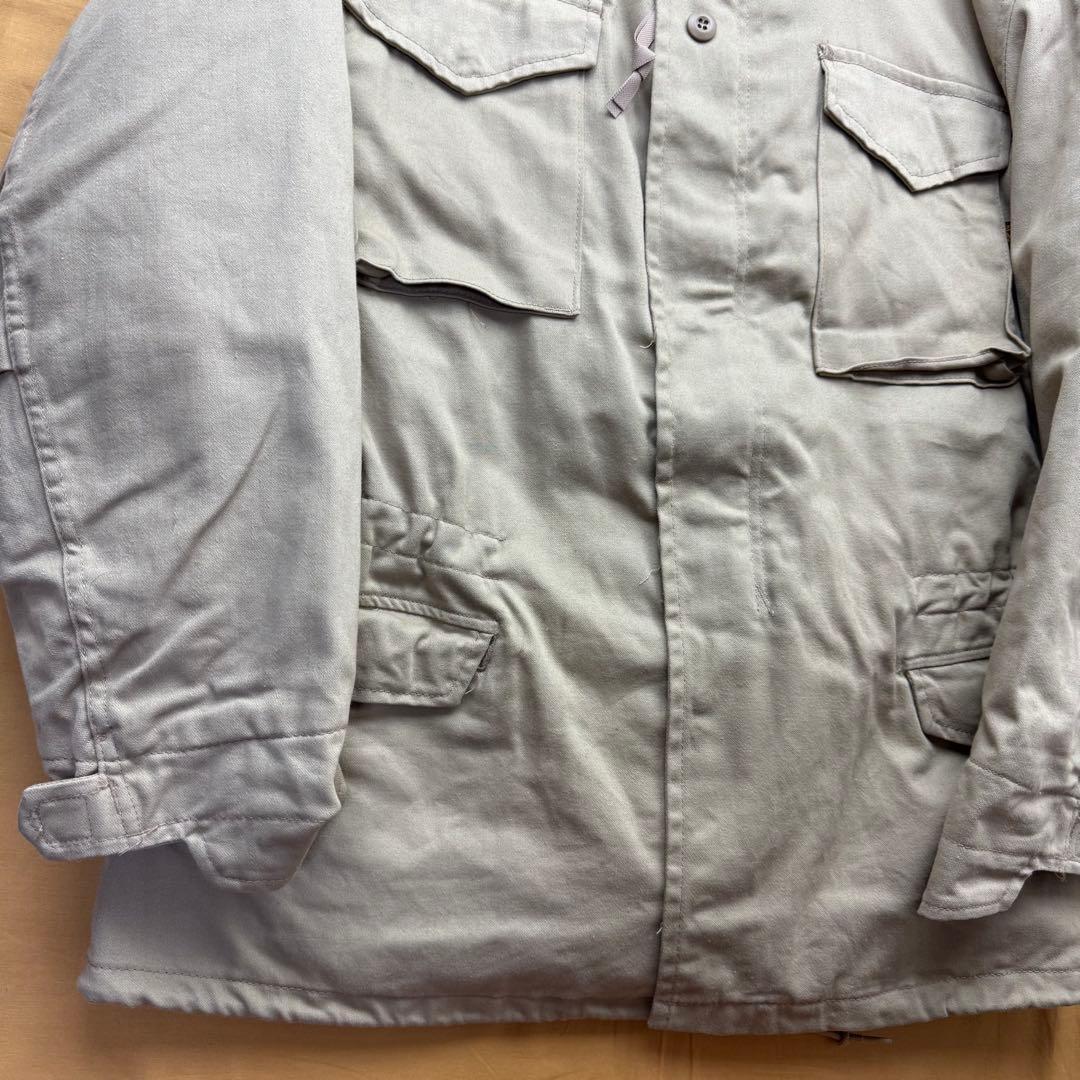 美品　ALPHA m65 ベージュ M-R フィールドジャケット　ライナー付