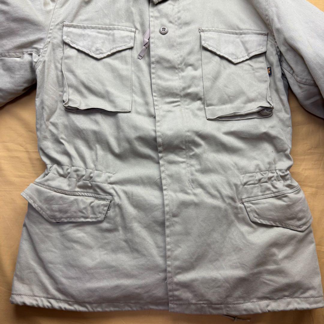 美品　ALPHA m65 ベージュ M-R フィールドジャケット　ライナー付