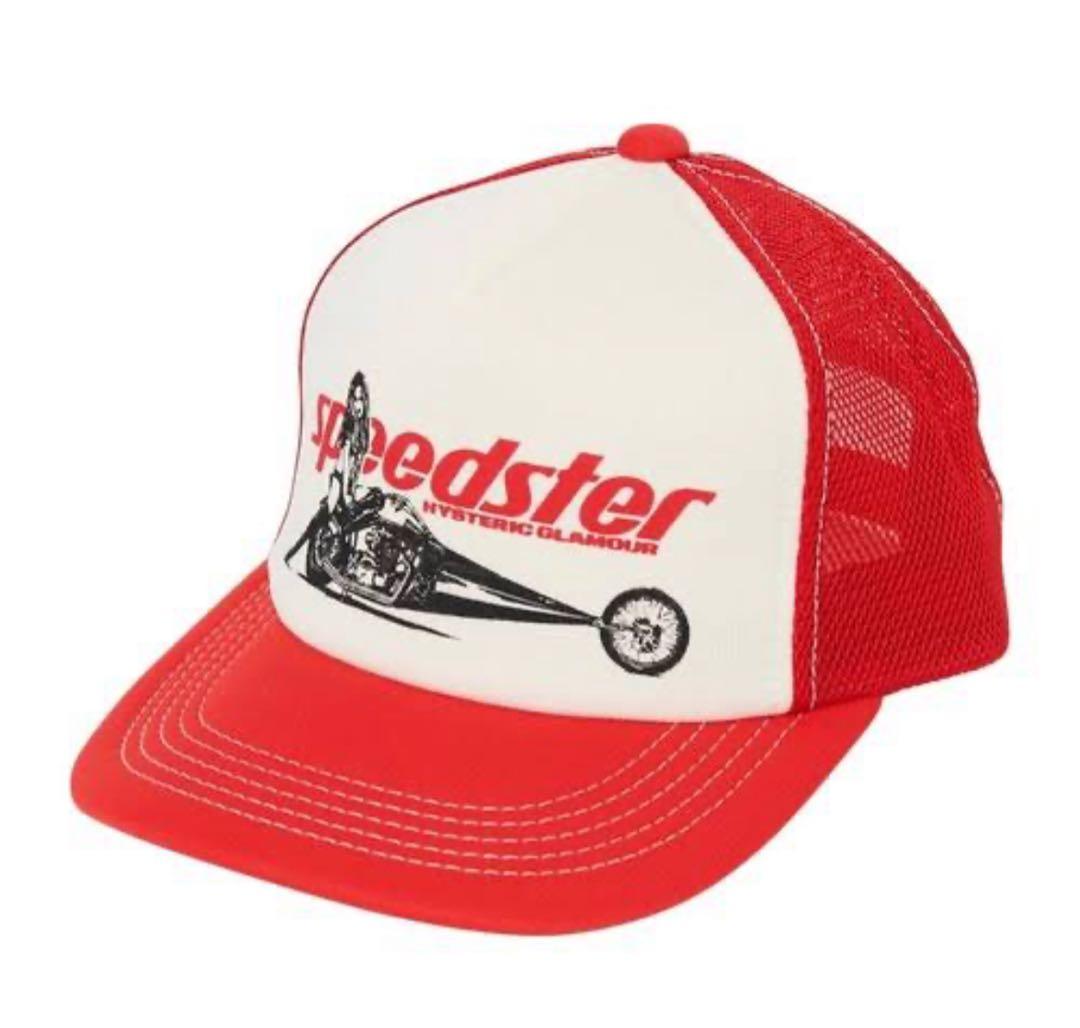hystericヒステリックグラマー　speed star 赤　キャップ