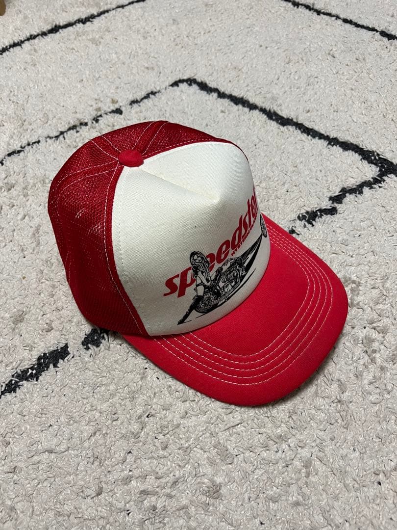 hystericヒステリックグラマー　speed star 赤　キャップ