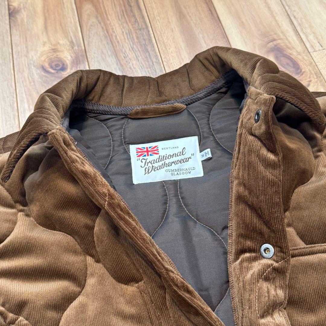 トラディショナルウェザーウェア　ユニオンカバーキルト201 キルティング 38