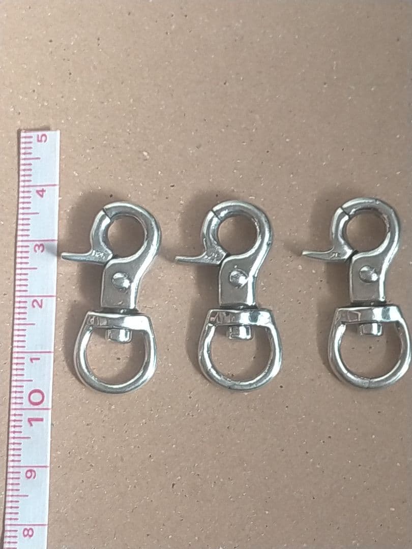 銀925製スナップフック 3個セット
