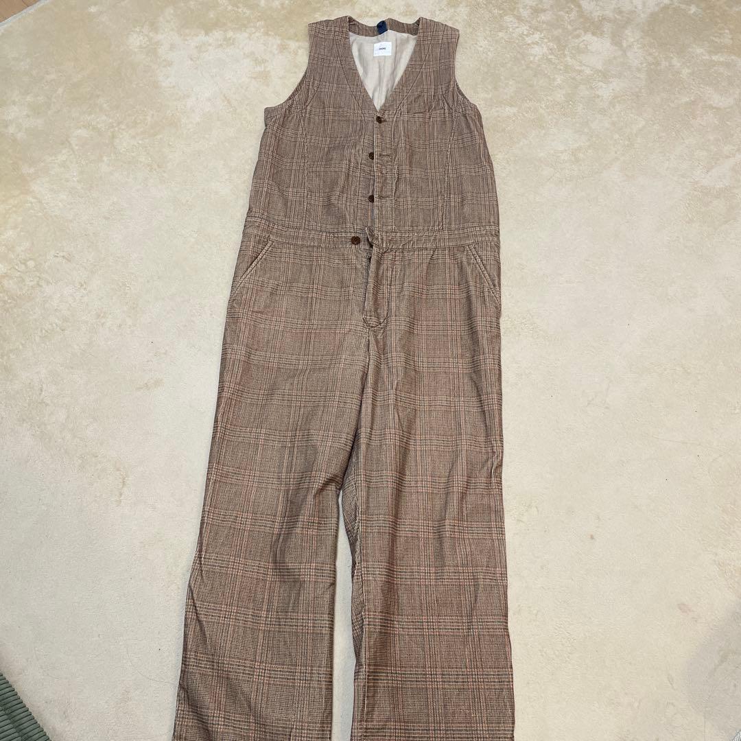 ts(s) チェック柄オーバーオール