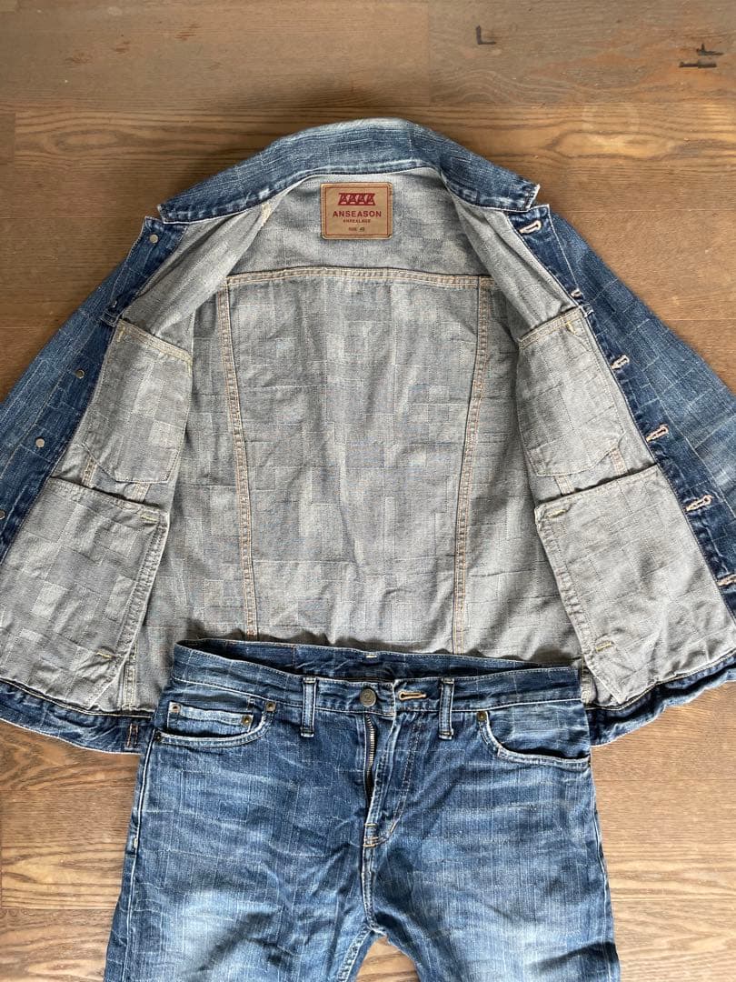 ANREALAGE アンリアレイジ デニムセットアップ