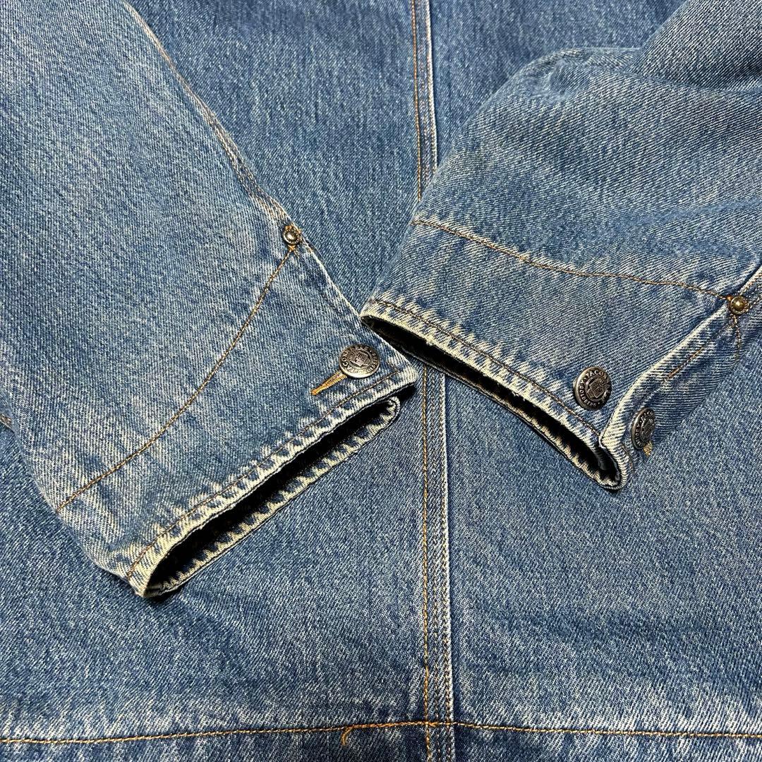 FAÇONNABLE JEAN'S 90s チェック柄 裏地 カバーオール XL