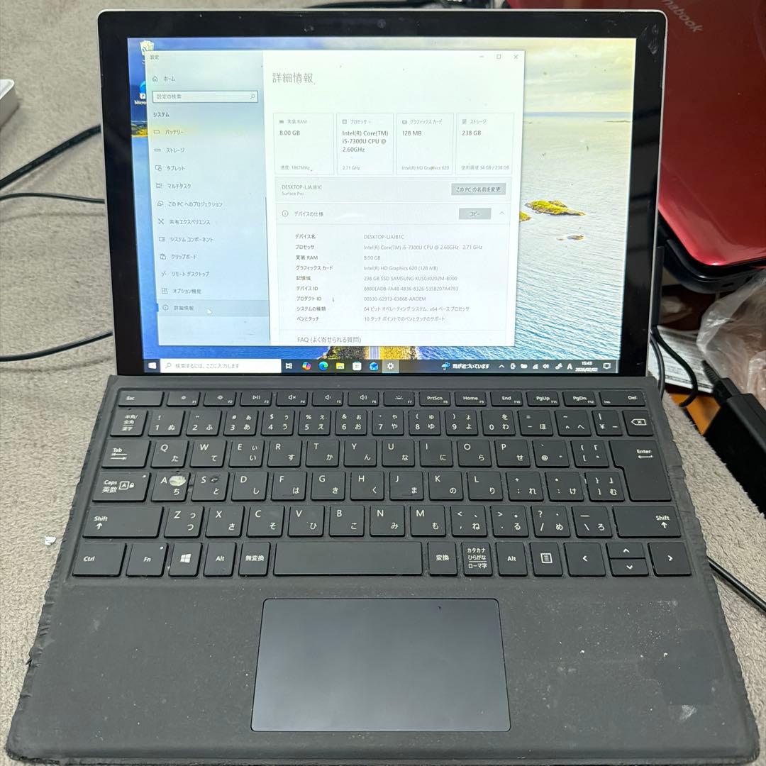 Surface Pro 5 1796 Windowsタブレット本体