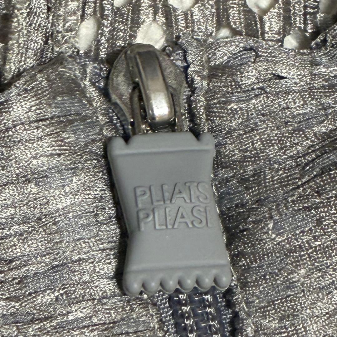 希少 プリーツ プリーズ イッセイミヤケ メッシュ ジップアップ ジャケット