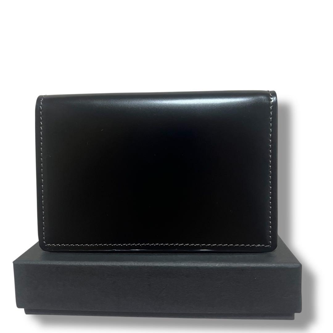 未使用 ソメスサドル カードケース コードバン レザー ブラック ハノーバー