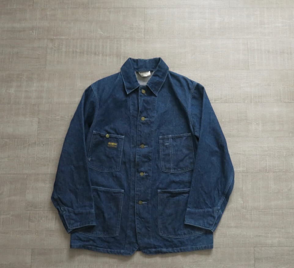 40 Oshkosh B'GOSH USA製 デニム カバーオール ジャケット