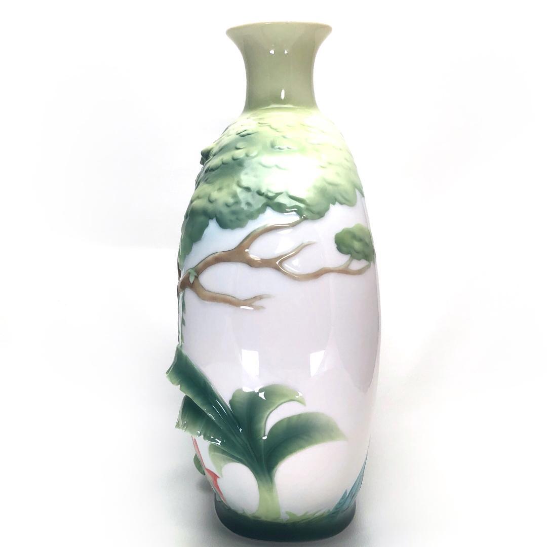 【大型・美品・箱付き】フランツ／親子のモンキー フラワーベース