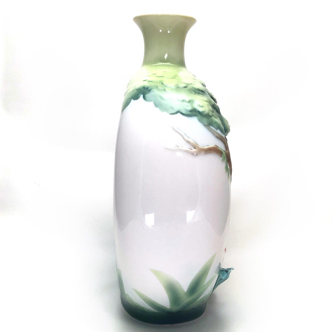 【大型・美品・箱付き】フランツ／親子のモンキー フラワーベース