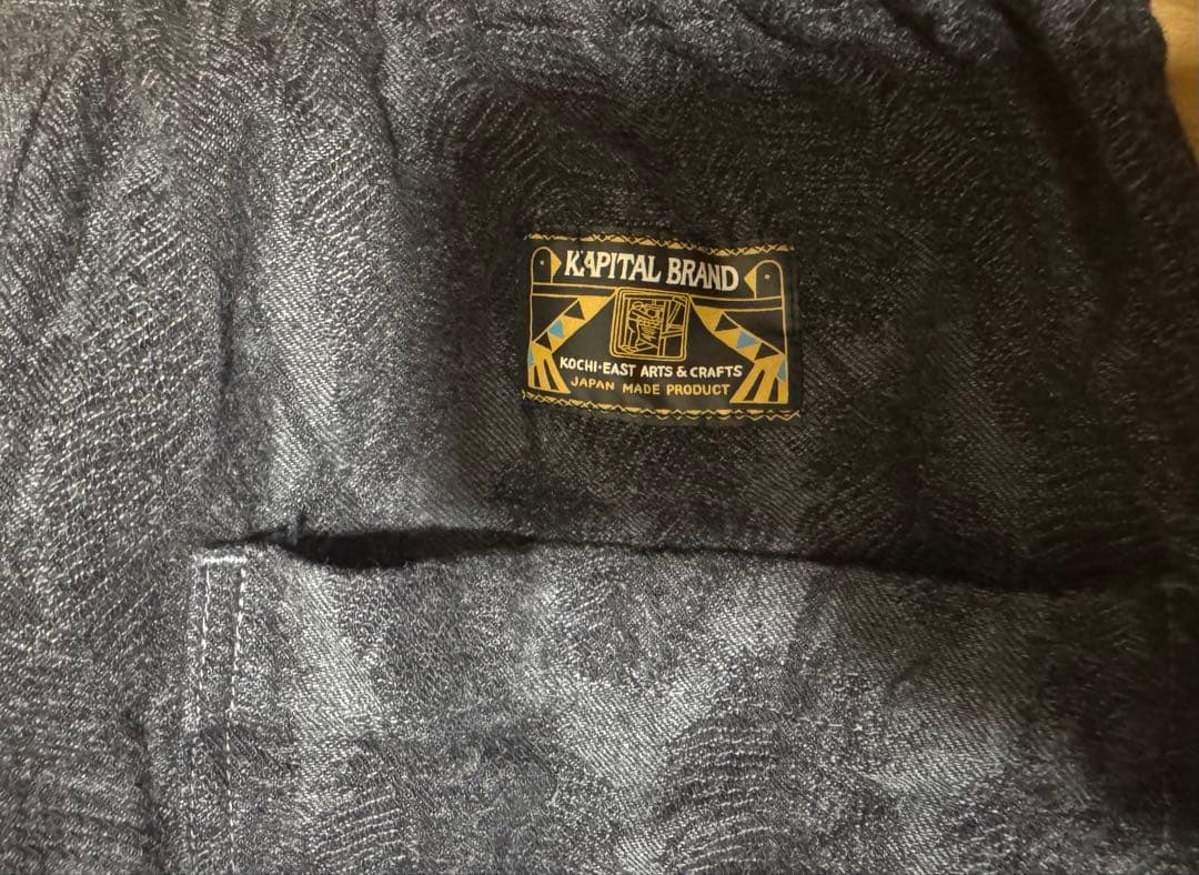 Kapital 12 oz. Magpie Denim W Knee 短パン