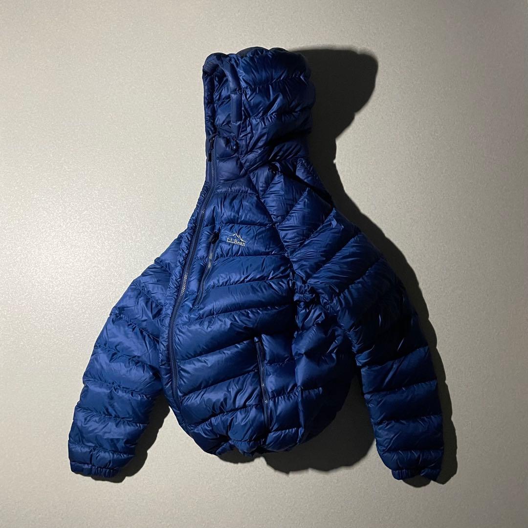 エルエルビーン　ダウンジャケット　クレイターレイク　パフダウン　ブルー　tech
