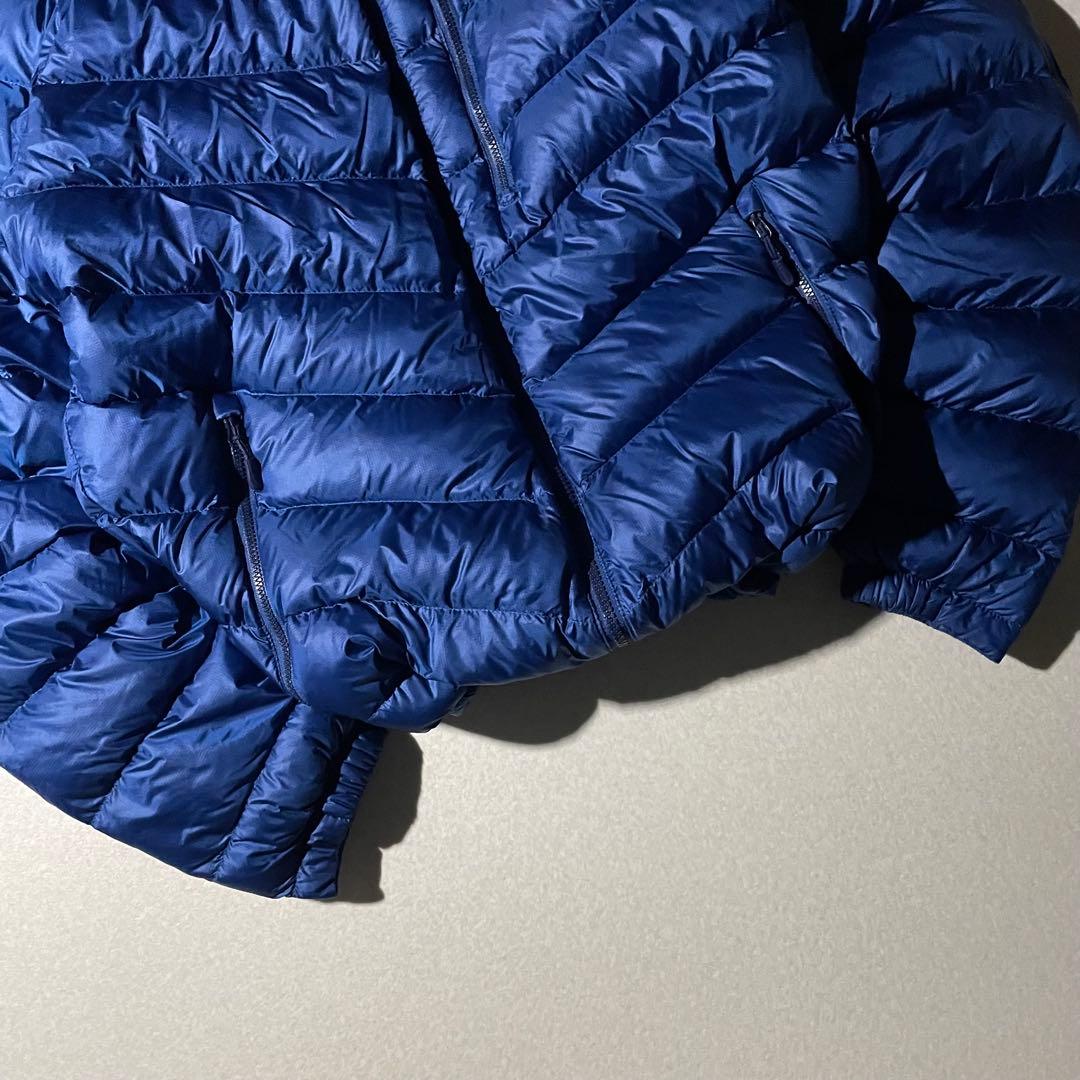 エルエルビーン　ダウンジャケット　クレイターレイク　パフダウン　ブルー　tech