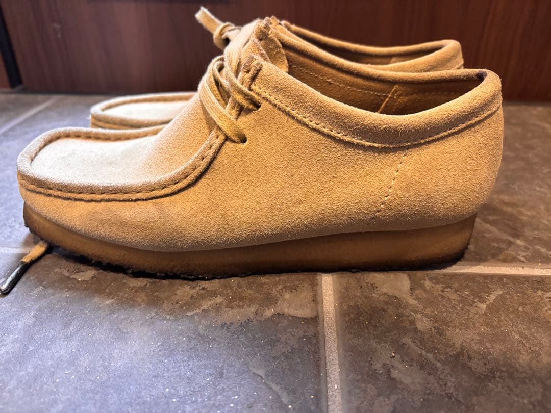 値下げ！CLARKS ORIGINALS ベージュ モカシン。年内発送！