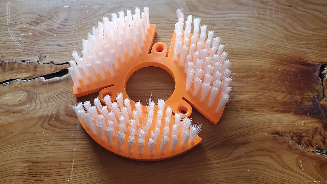 ビニールハウス　洗浄機　MAX GH-CG 硬質ブラシと軟質ブラシのセット