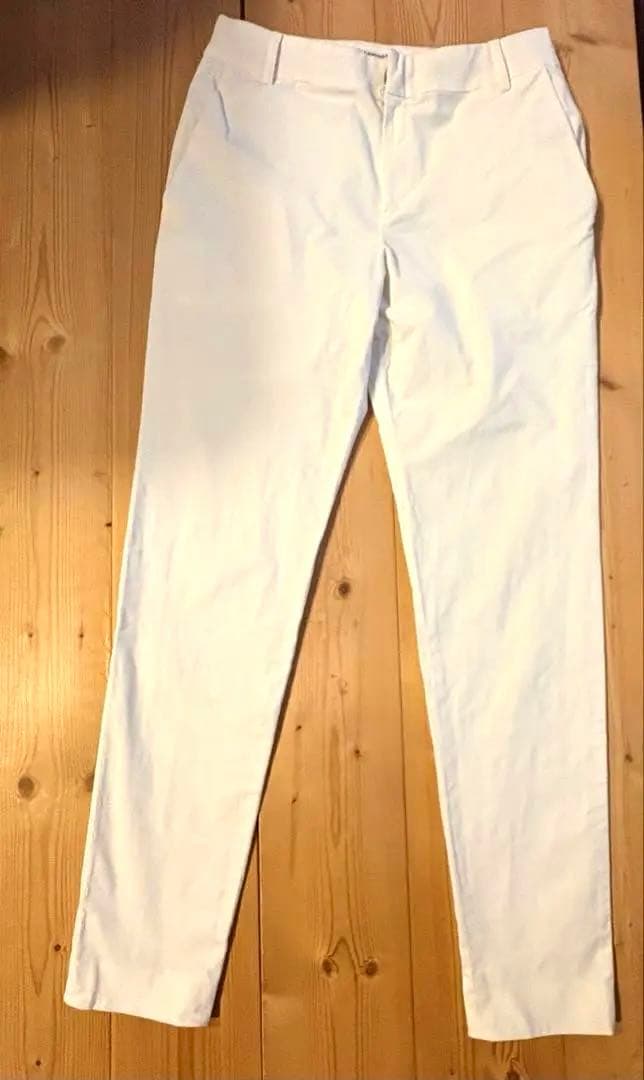 モラビト スティル 細畝コーデュロイパンツ 38 ホワイト