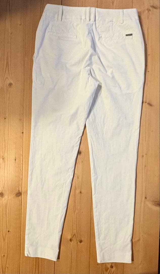 モラビト スティル 細畝コーデュロイパンツ 38 ホワイト