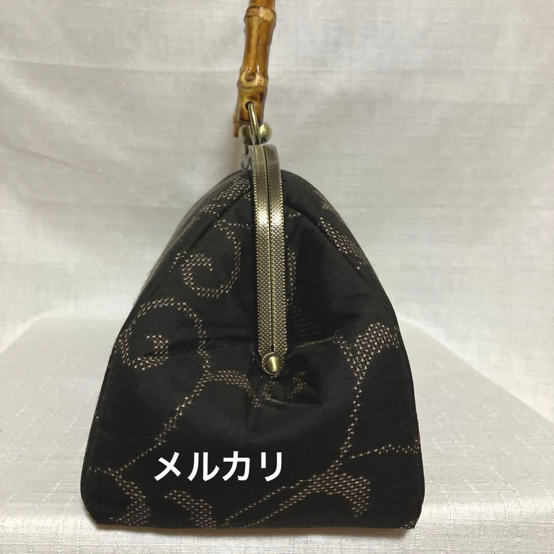 本場泥大島紬龍郷　ハンドメイド　親子がま口長財布　本場泥大島経緯絣　がま口バッグ