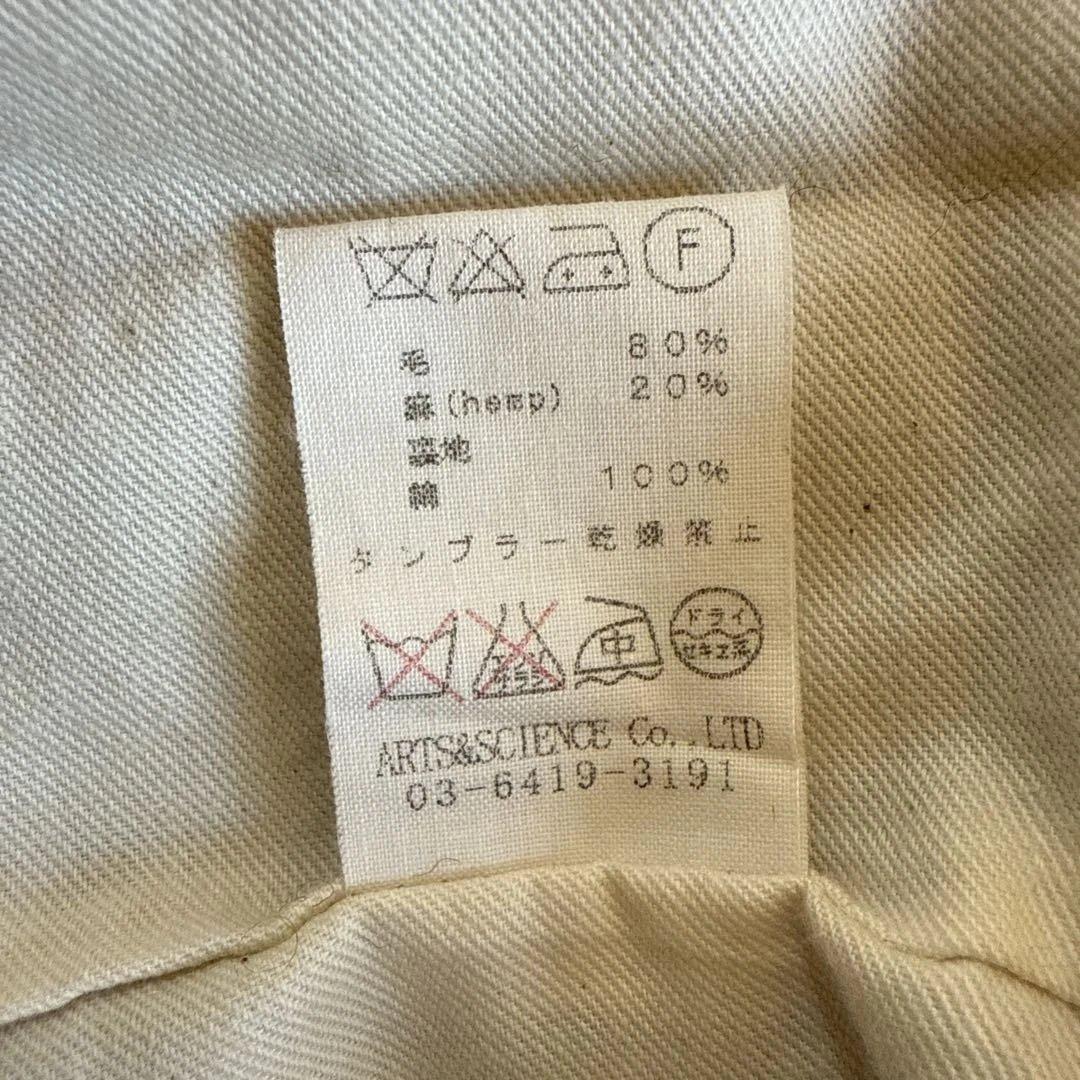 ARTS&SCIENCE アーツアンドサイエンス　ウールリネンベスト　サイズ2