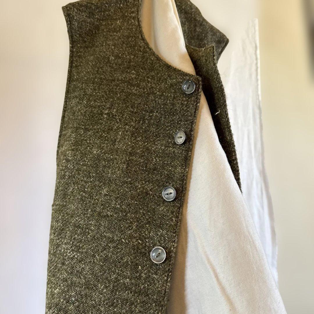 ARTS&SCIENCE アーツアンドサイエンス　ウールリネンベスト　サイズ2