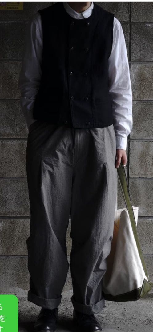 ARTS&SCIENCE アーツアンドサイエンス　ウールリネンベスト　サイズ2