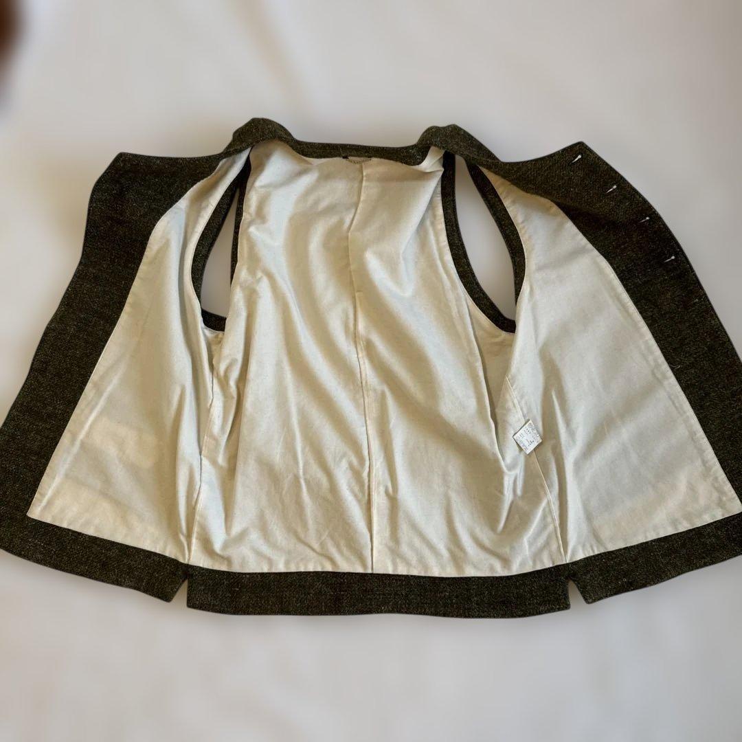 ARTS&SCIENCE アーツアンドサイエンス　ウールリネンベスト　サイズ2